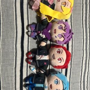 Aphmau The Squad Plush Bundle - Alex, Zach, Drake, and Jade - Set of 4